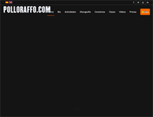 Tablet Screenshot of polloraffo.com